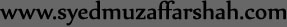 www.syedmuzaffarshah.com